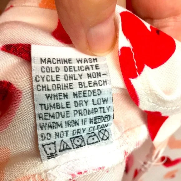 Sprinkled Hearts L/S Rayon Shirt - Picture 9 of 10